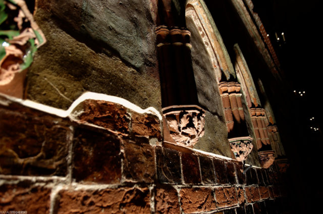 Zamek w Malborku nocą