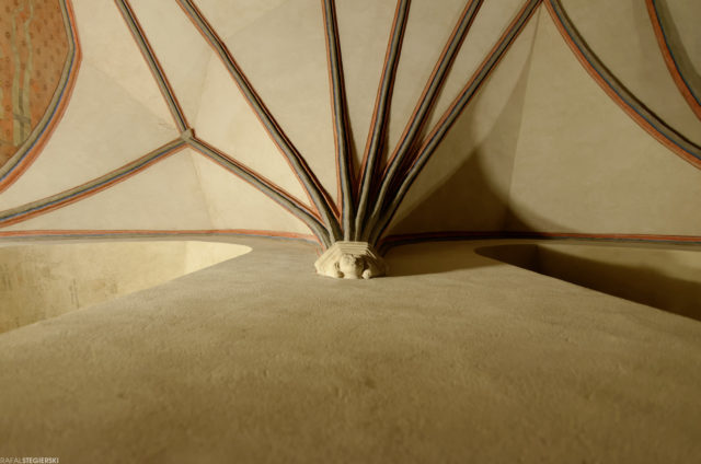 Zamek w Malborku nocą