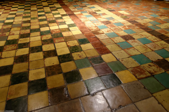 Zamek w Malborku nocą